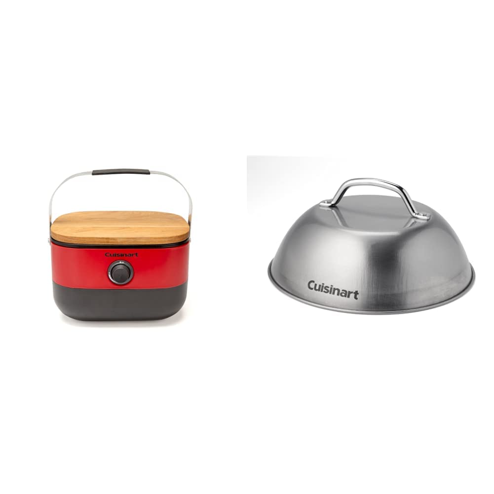 Portable Gas Grill and Stainless Steel Melting Dome X735874