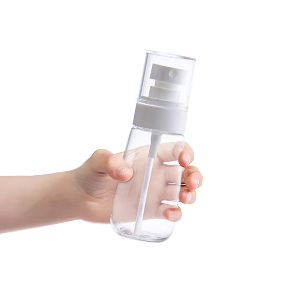 Clear Plastic Refillable Fine Mist Spray Bottles 100ml B7832