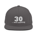 30th Birthday Snapback Hat C6656