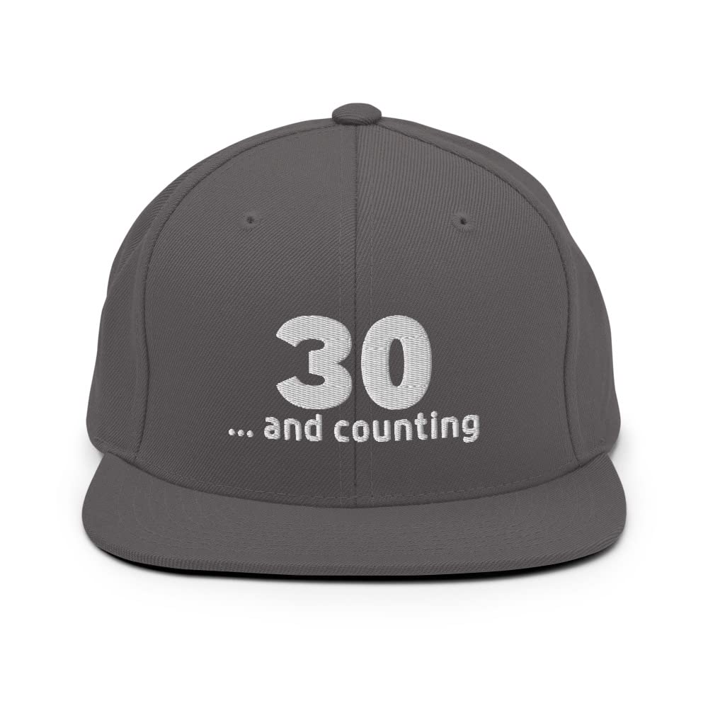 30th Birthday Snapback Hat C6656