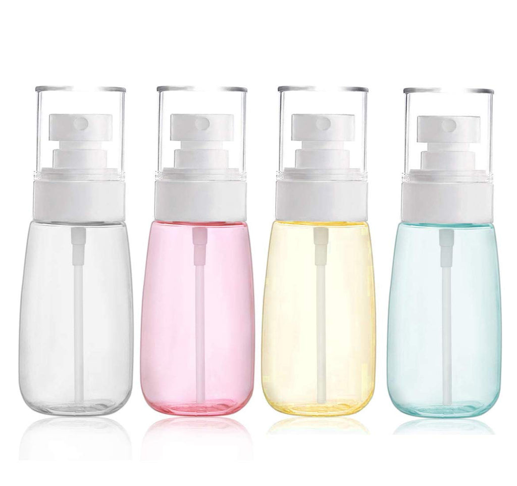 Clear Plastic Refillable Fine Mist Spray Bottles 100ml B7832