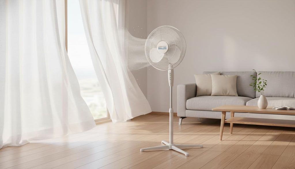 16 Inch Oscillating Pedestal Fan with Remote A62691