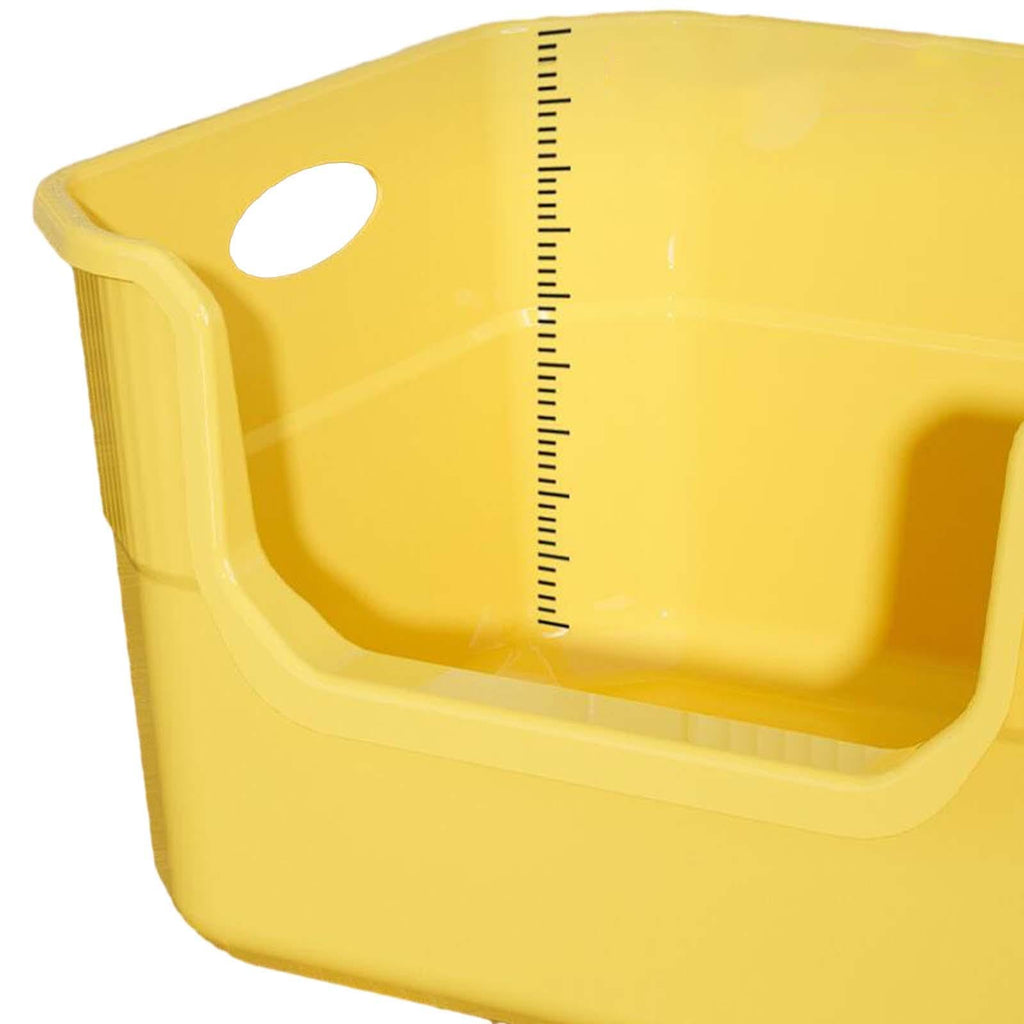 Open Top Cat Litter Tray with Frame PP T907125