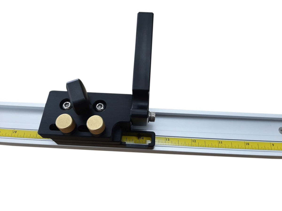 31.5 inch Miter Gauge Fence with Stop and Scale E2336