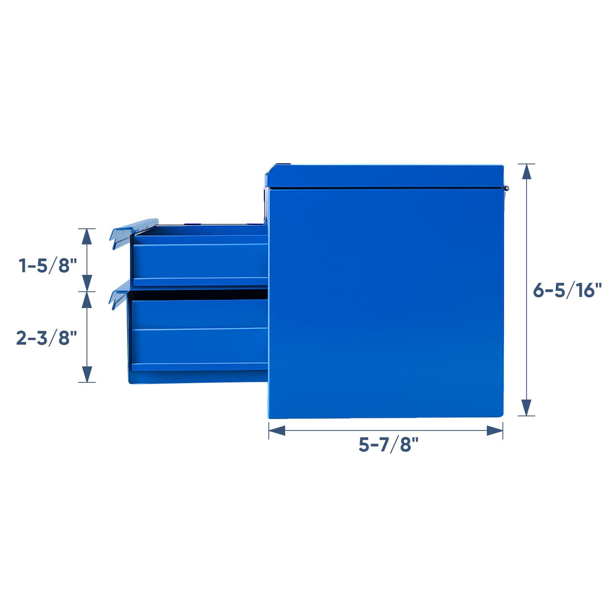 Pink 2 Drawer Metal Mini Tool Box K667695