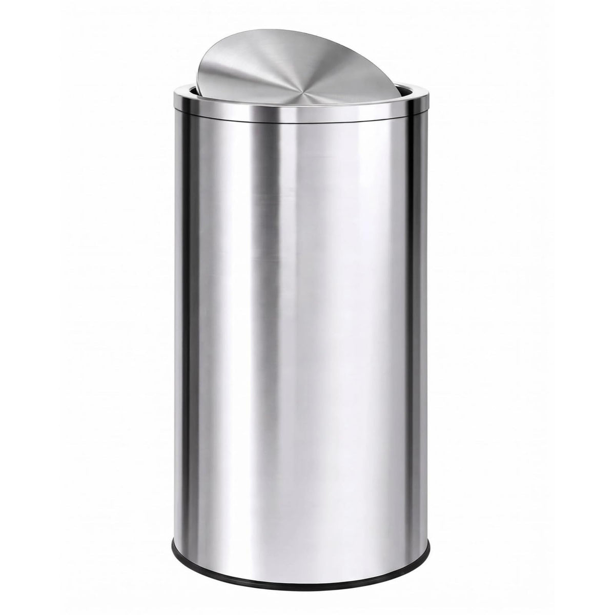 13.2 gal Stainless Steel Swing Top Trash Can U73854