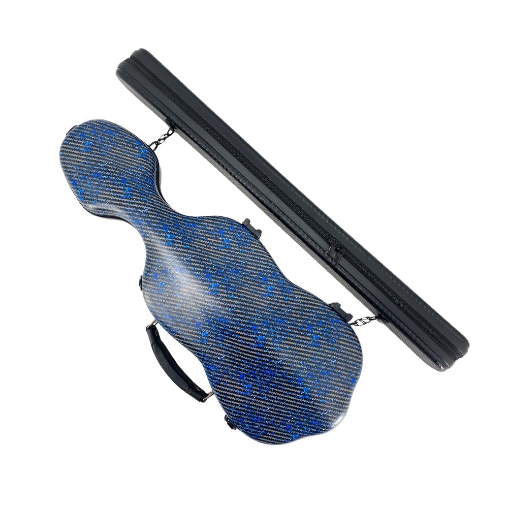 4/4 Carbon Fiber Lightweight Hard Shell Violin Case with Bow Case O237588