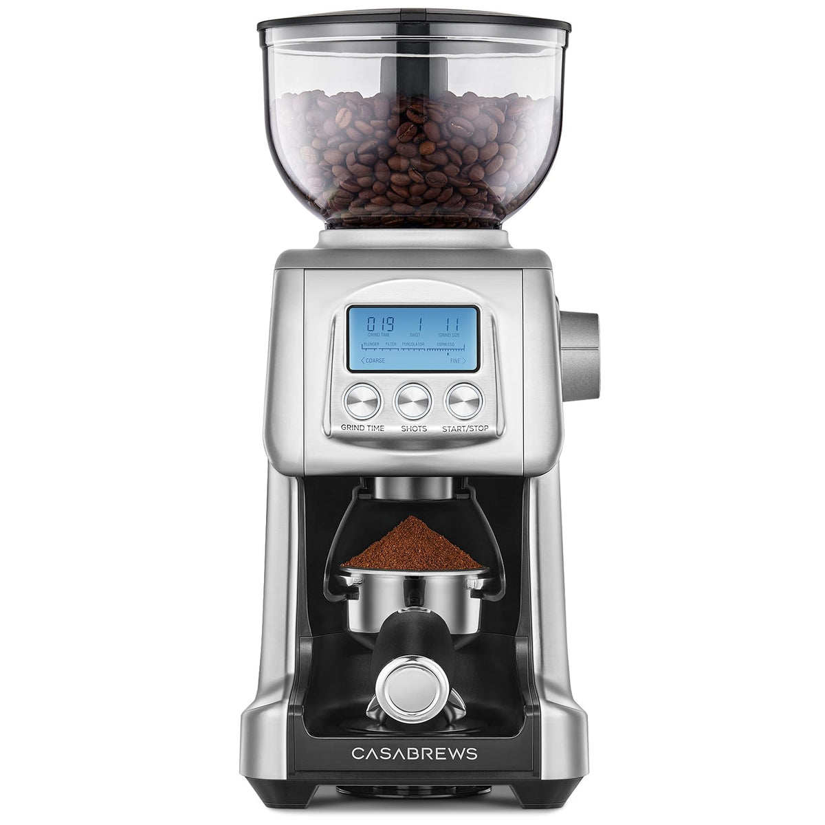 Electric Conical Burr Coffee Grinder with LCD Display A9510