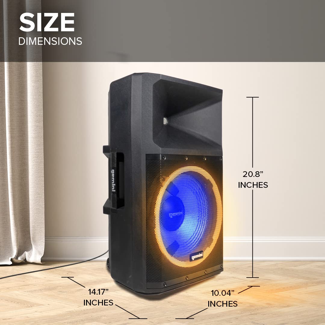 15" PA Speaker & Stand, 1800 Watts E606035
