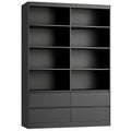 Black 4 Drawer Bookshelf F463589