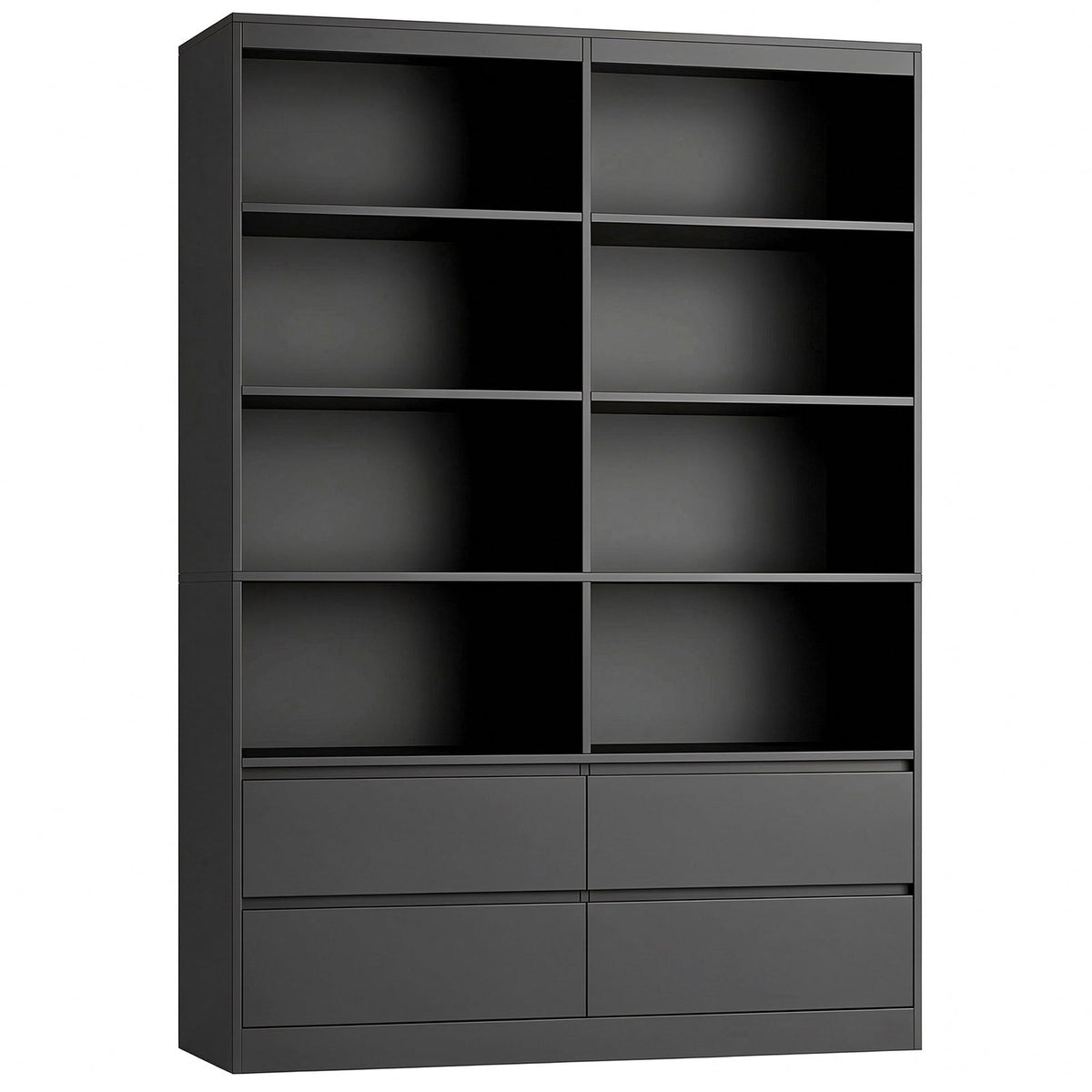 Black 4 Drawer Bookshelf F463589