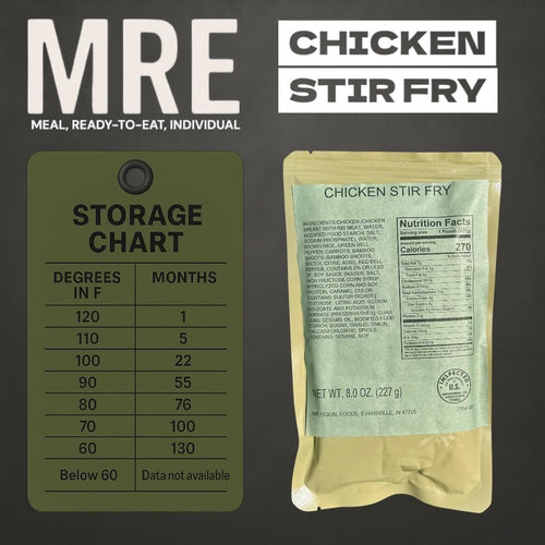 12 Pack Chicken Stir Fry Meal-Ready-to-Eat Entree X114