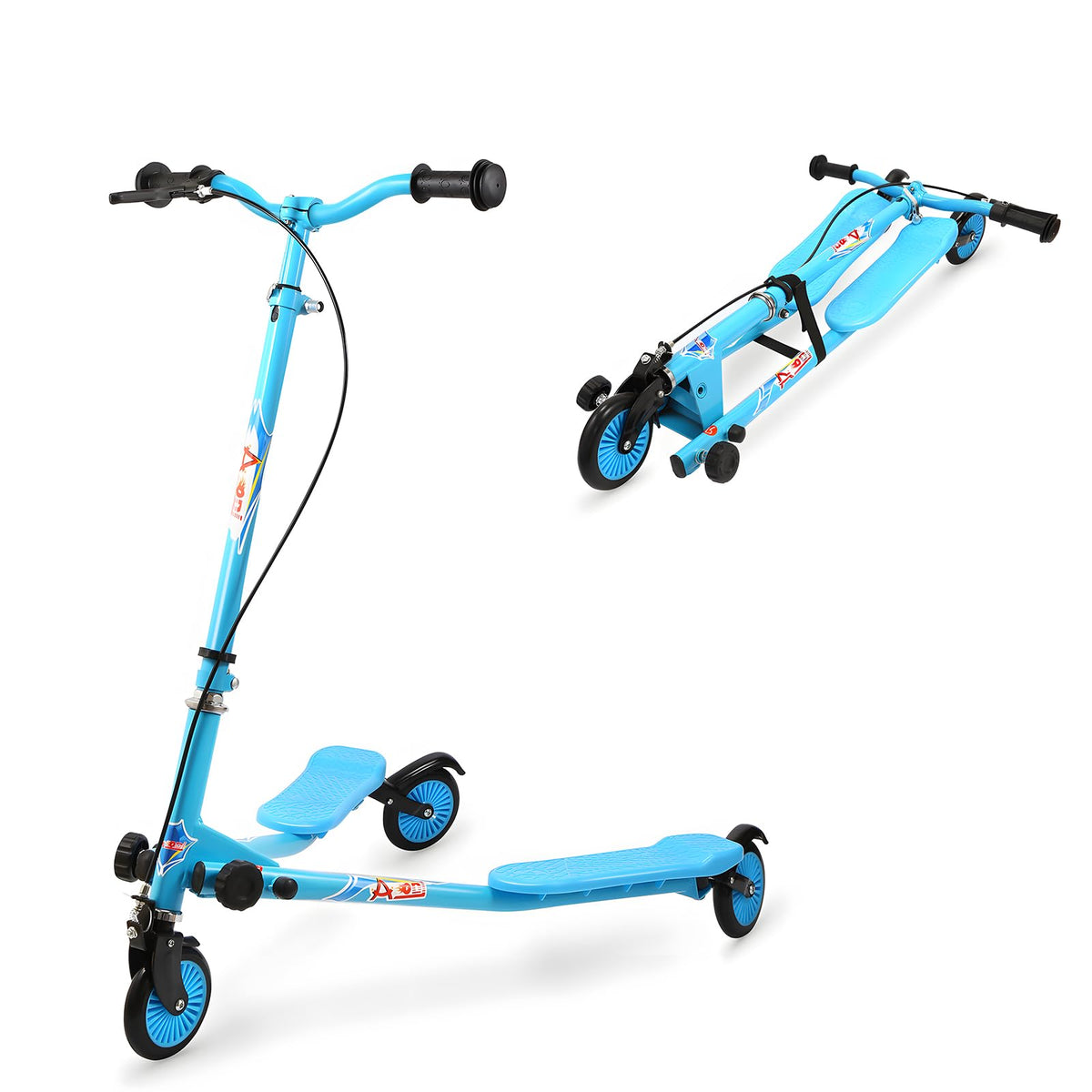 3 Wheels Drifting Scooter with Adjustable Height & Foldable X605106