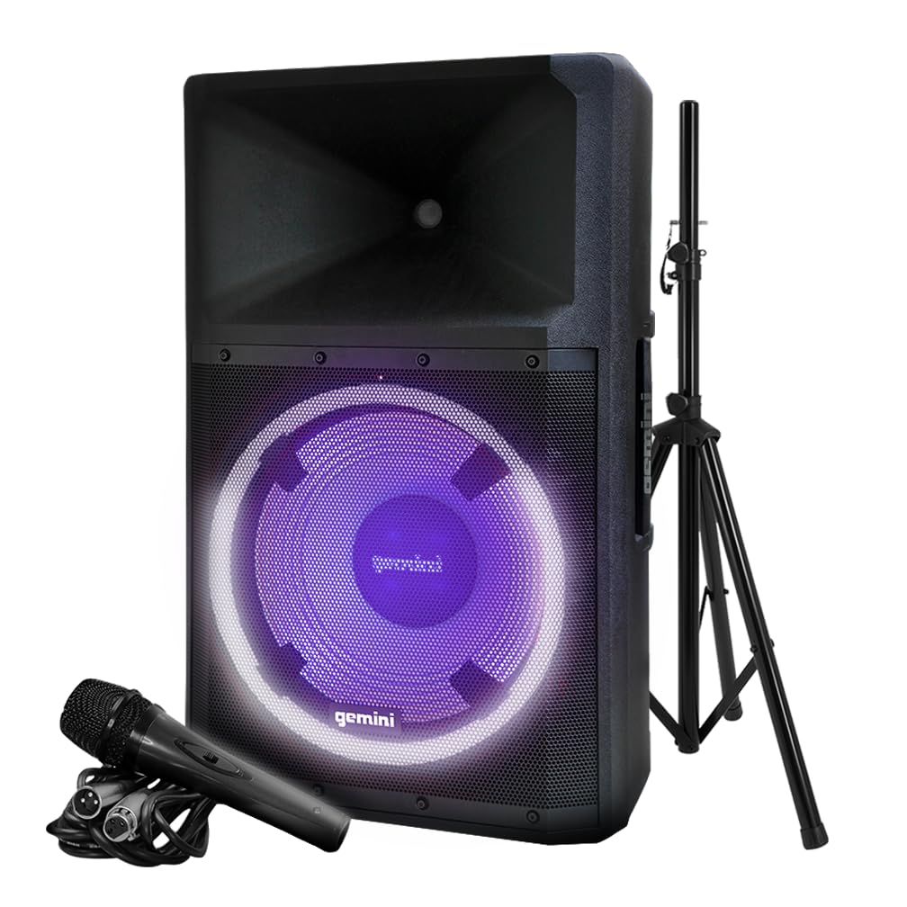 15" PA Speaker & Stand, 1800 Watts E606035