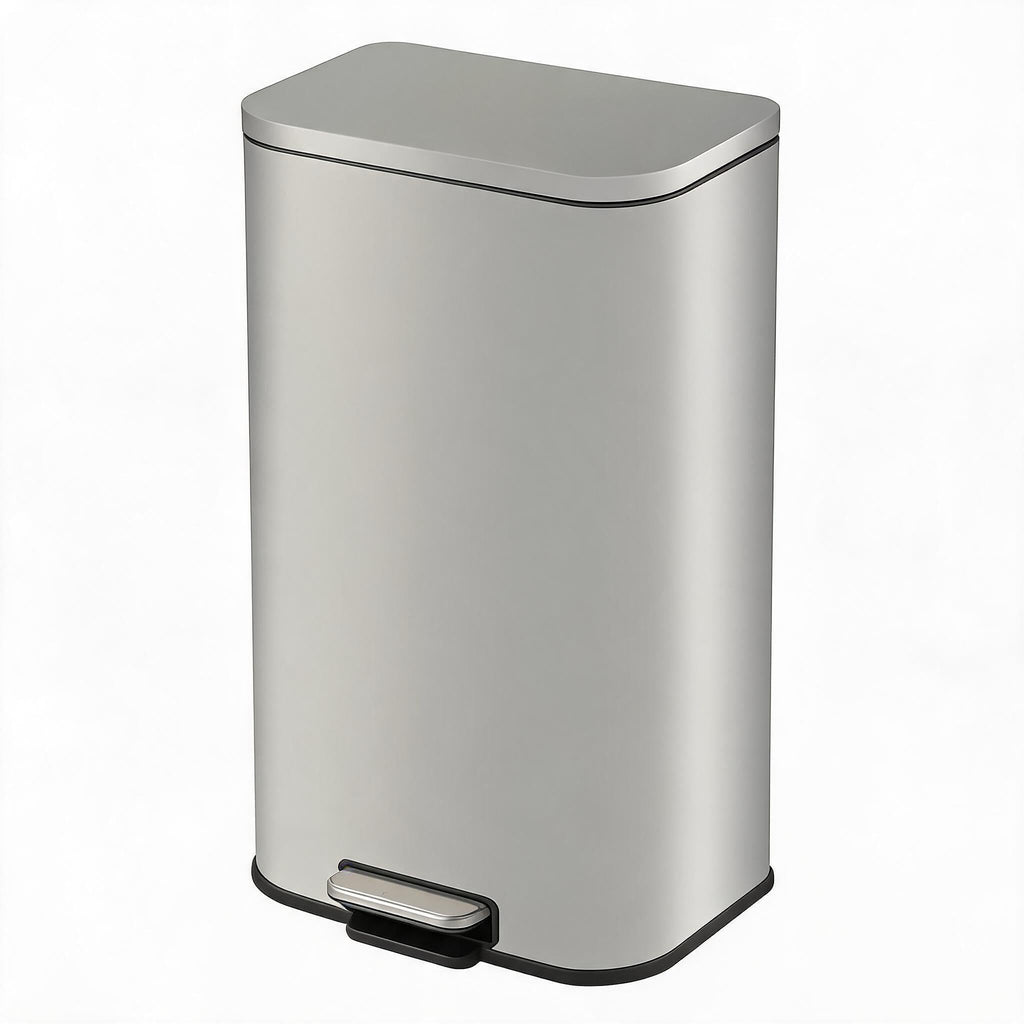 13.2 gal Stainless Steel Step Trash Can Y305