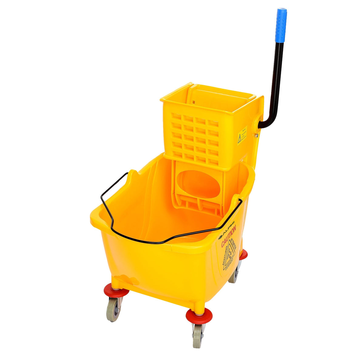 35 qt. Mop Bucket with Side Press Wringer Yellow S6225