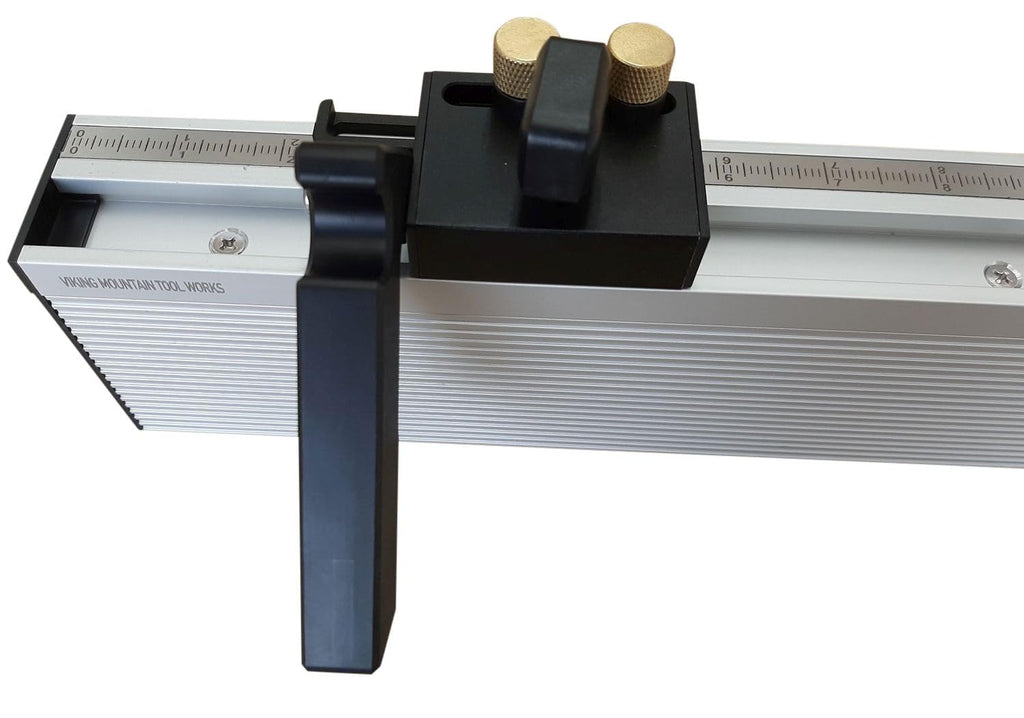 31.5 inch Miter Gauge Fence with Stop and Scale E2336