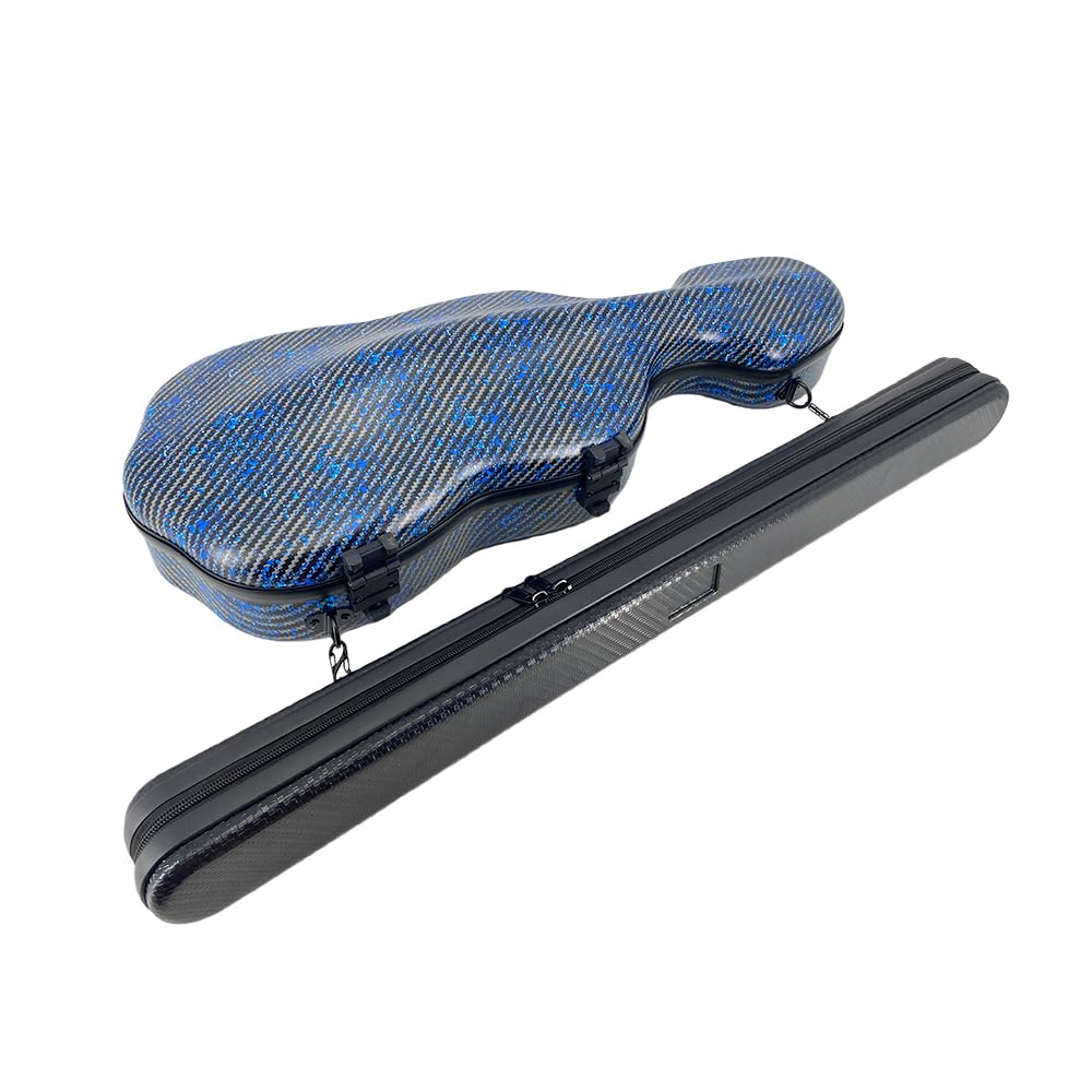 4/4 Carbon Fiber Lightweight Hard Shell Violin Case with Bow Case O237588