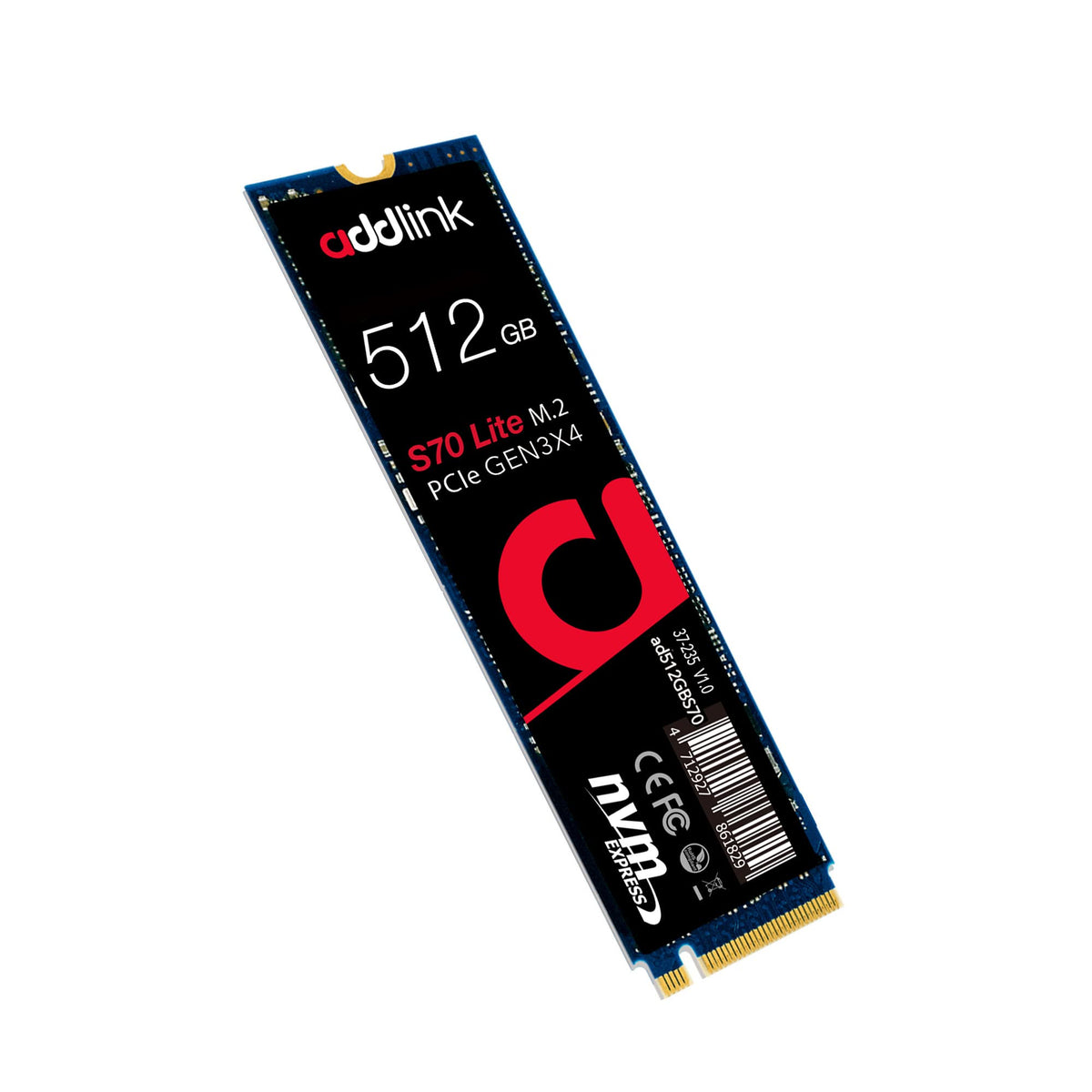 512GB M.2 2280 PCIe 3.0 NVMe Internal Solid State Drive F6561