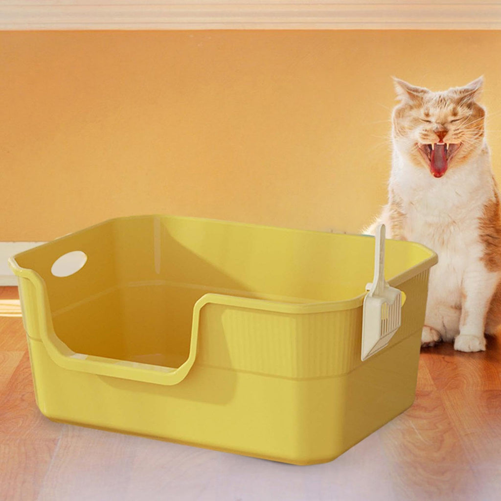Open Top Cat Litter Tray with Frame PP T907125