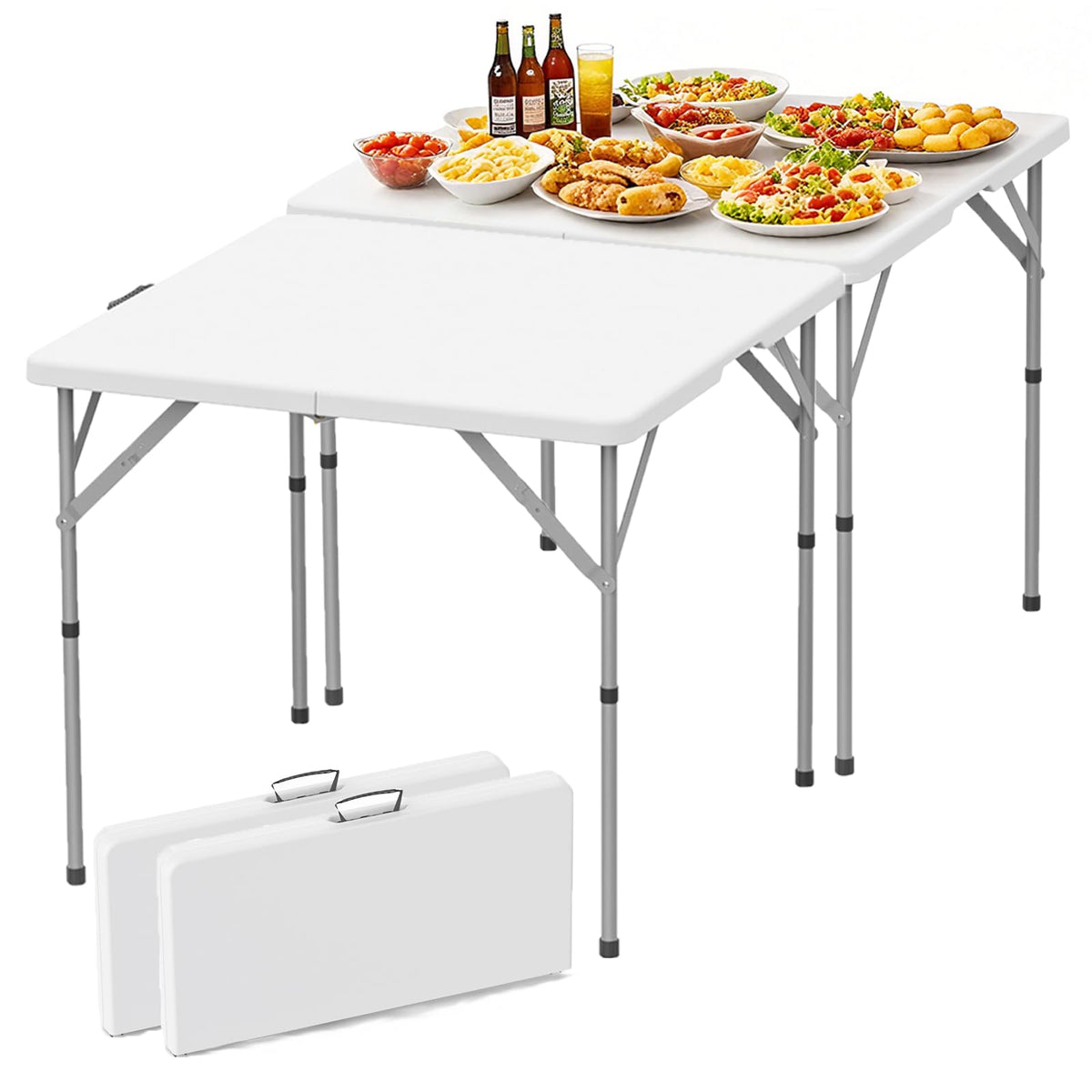 Square Folding Card Table 2 Pcs M3329