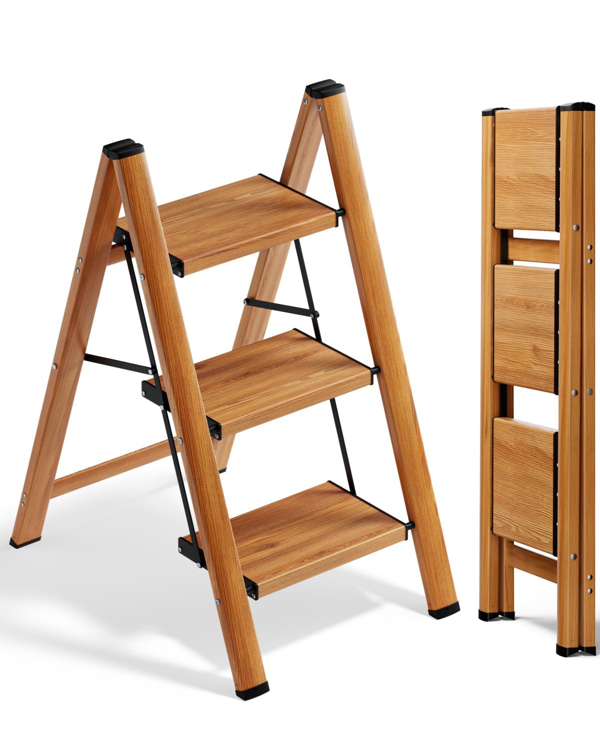 3 Step Lightweight Folding Step Stool T792074