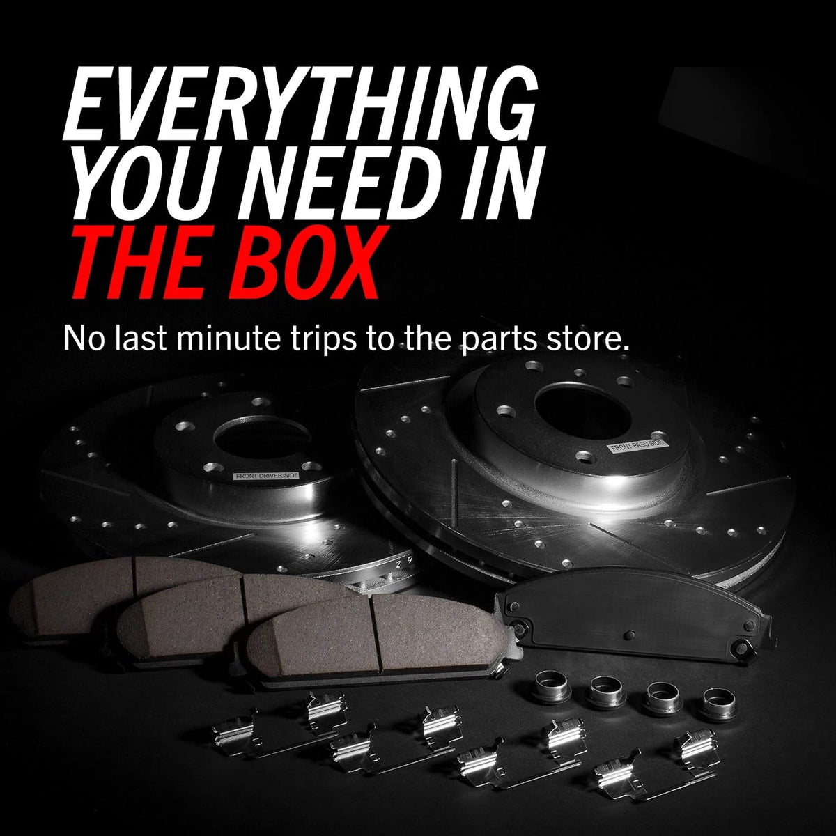 Front Brake Pad & Rotor Kit U3404