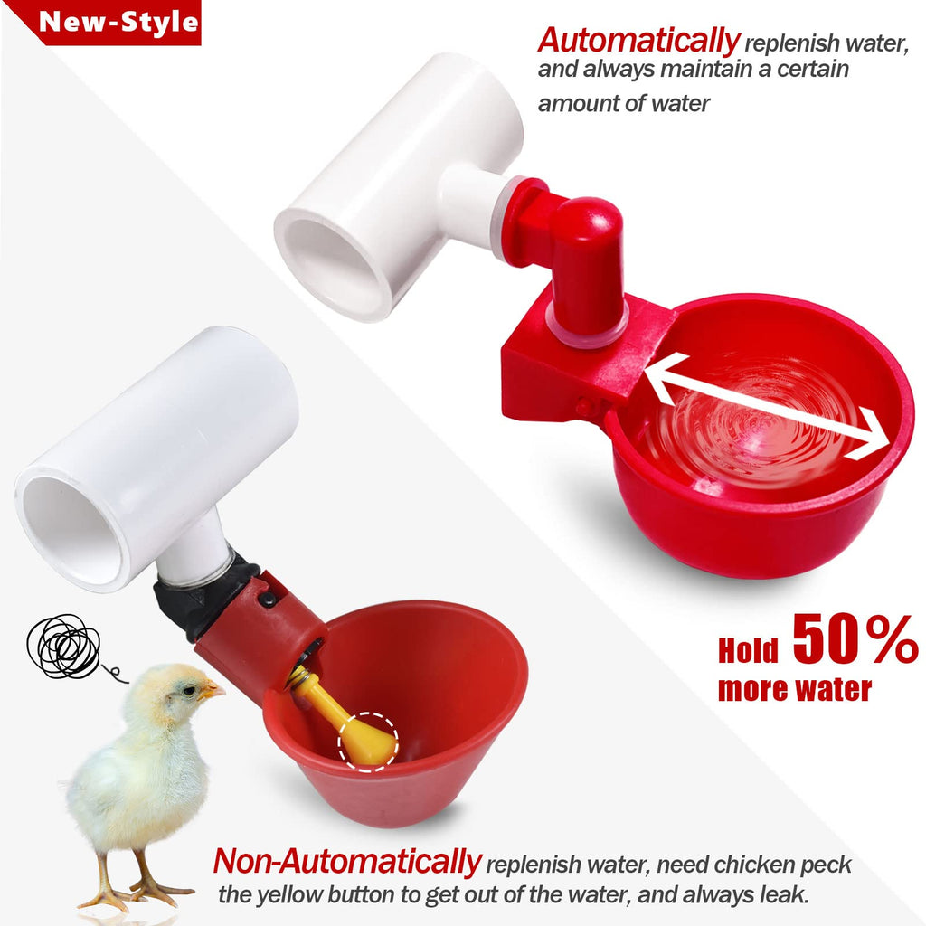 Automatic Chicken Watering System with Hose Connector Kit Y59926