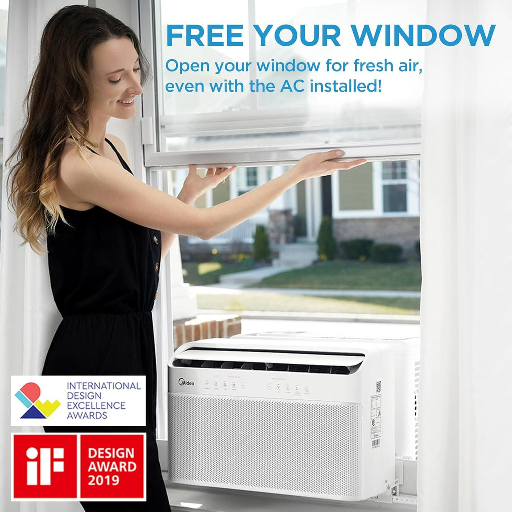 12,000 BTU U-Shaped Smart Inverter Window Air Conditioner M867921