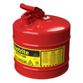 Red Galvanized Steel Gasoline Safety Can N591122