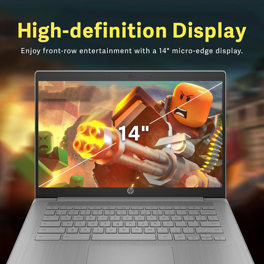 14" HD Chromebook, Quad-Core Celeron, 4GB RAM, 192GB Storage P8474