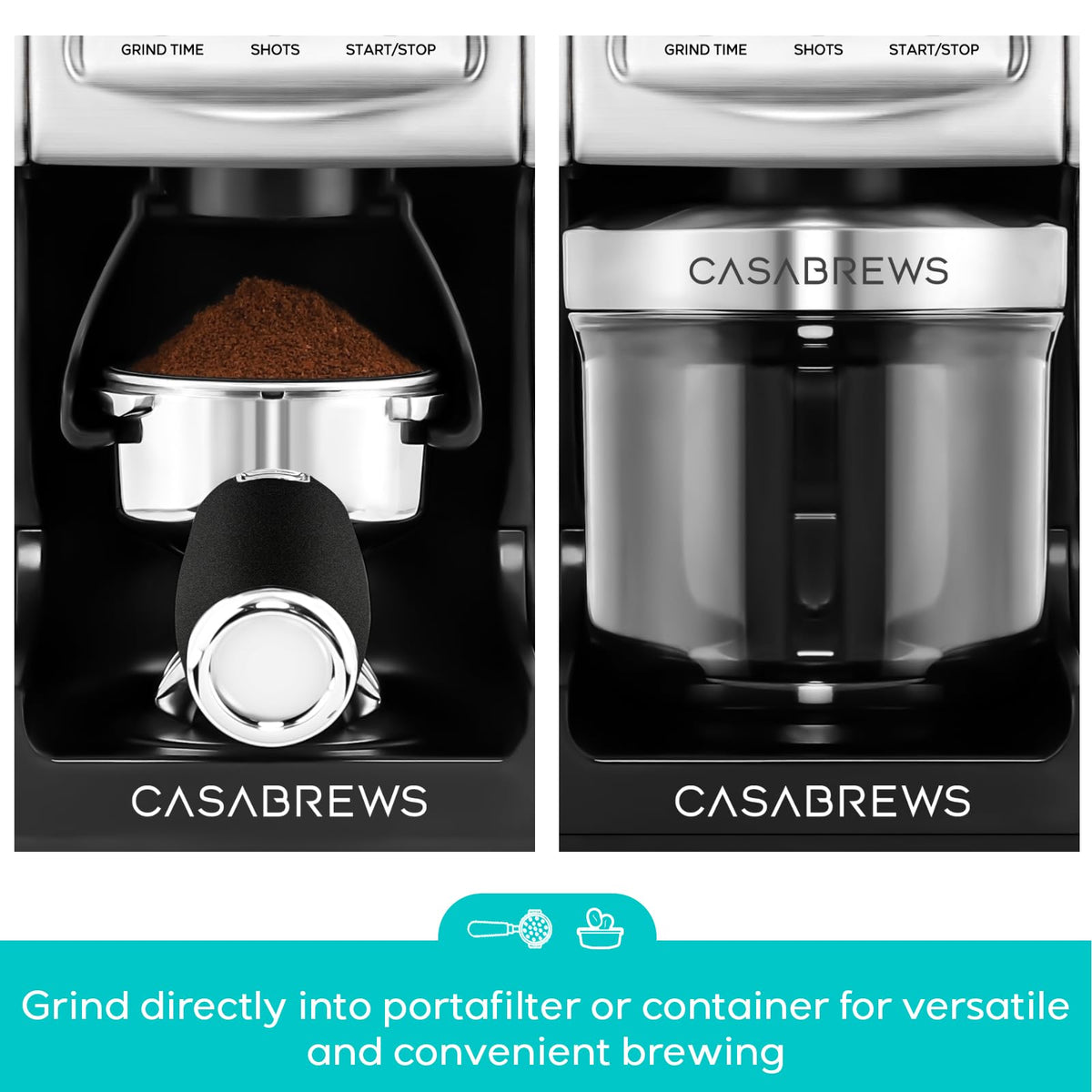 Electric Conical Burr Coffee Grinder with LCD Display A9510