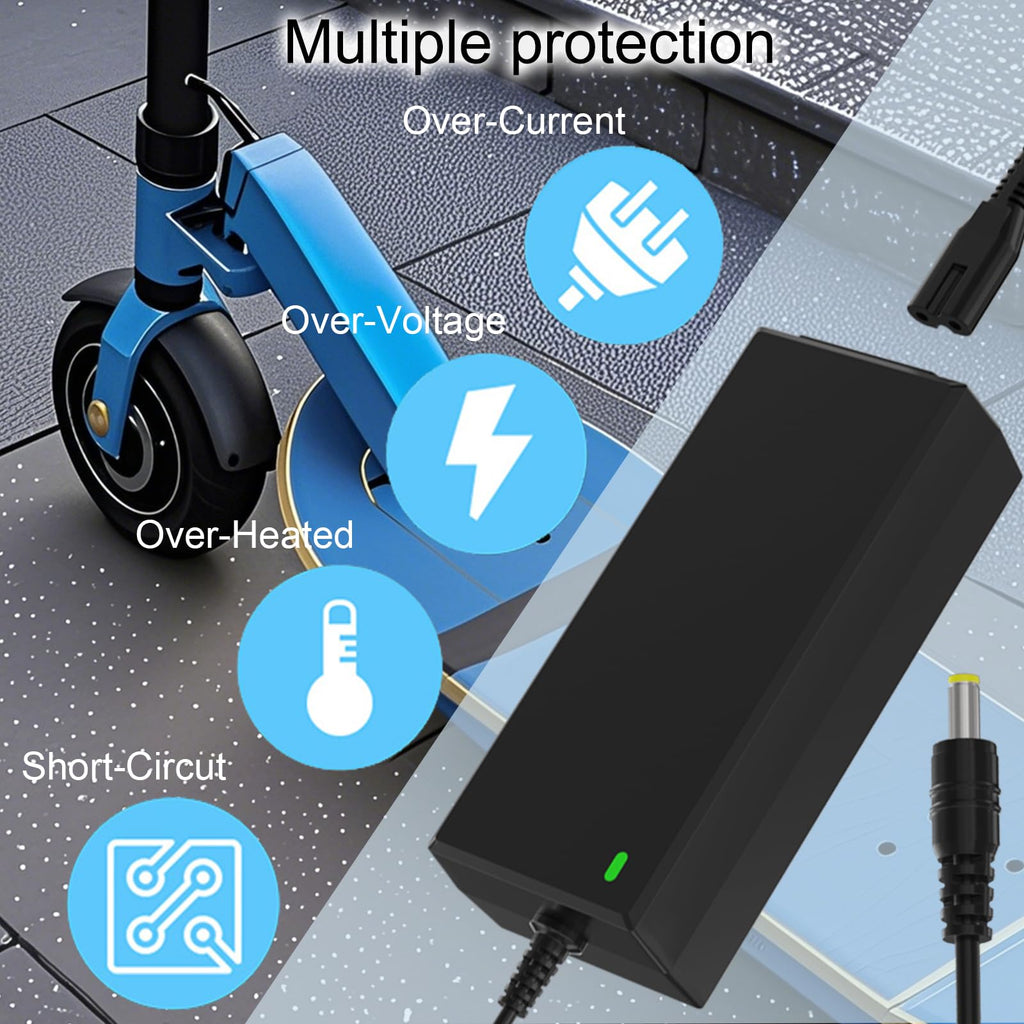 42V 2A Scooter Charger 4 in 1 Removable Connector G90603