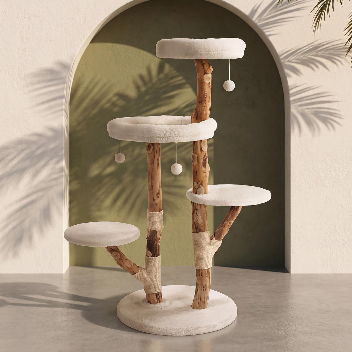 Cat Tree Tower with Scratching Post U732788