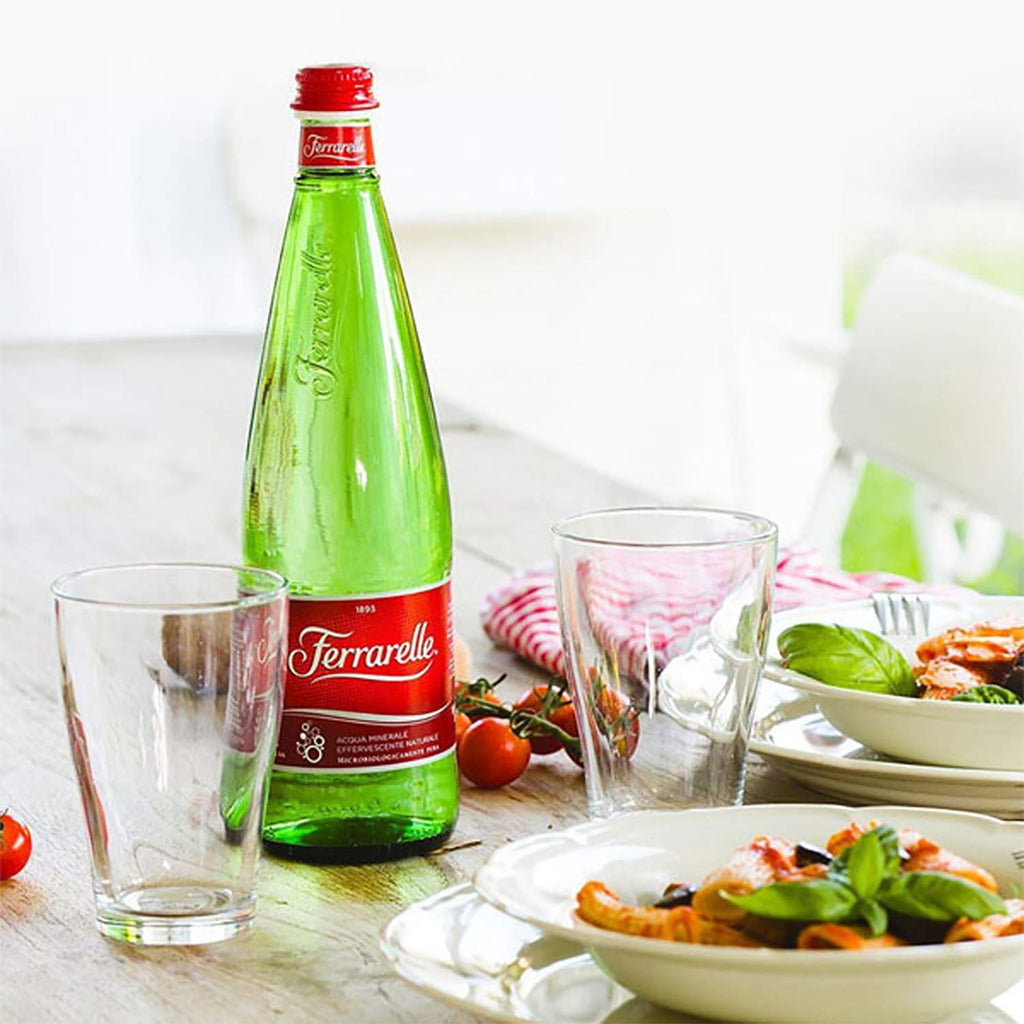 Sparkling Natural Mineral Water 750 mL 6 Glass Bottles O45210