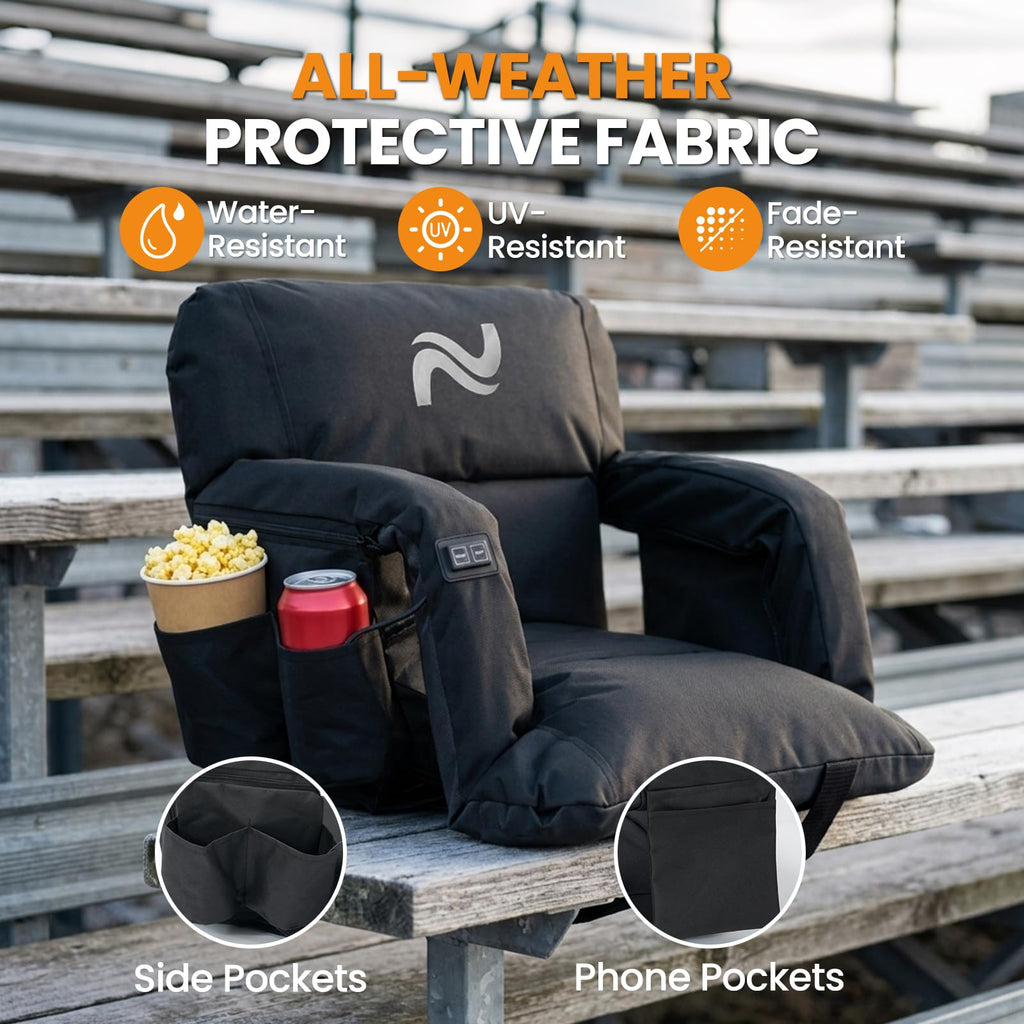 2 Pack Extra Thick Heated Stadium Seats E294742