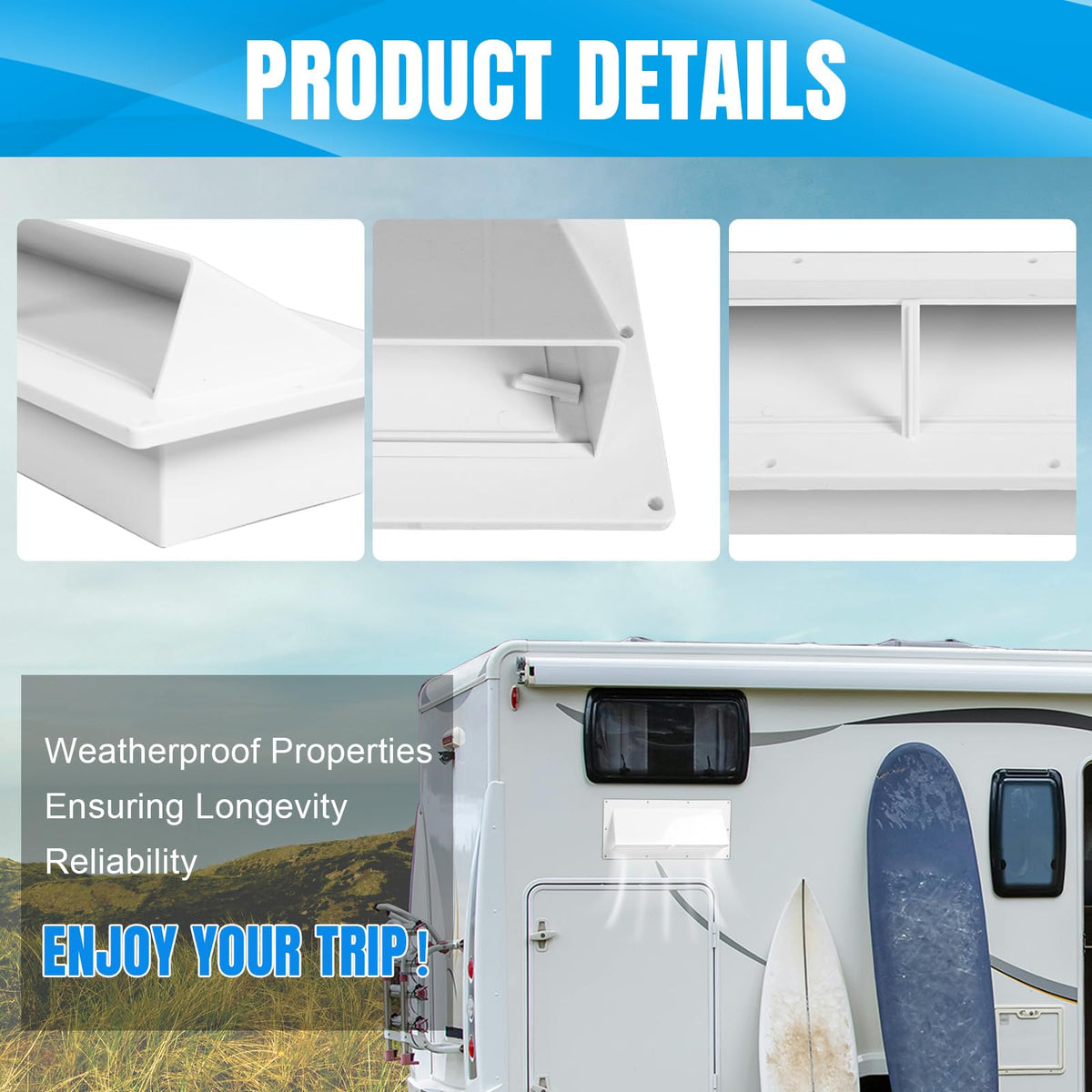 RV Exhaust Vent Cover J2061