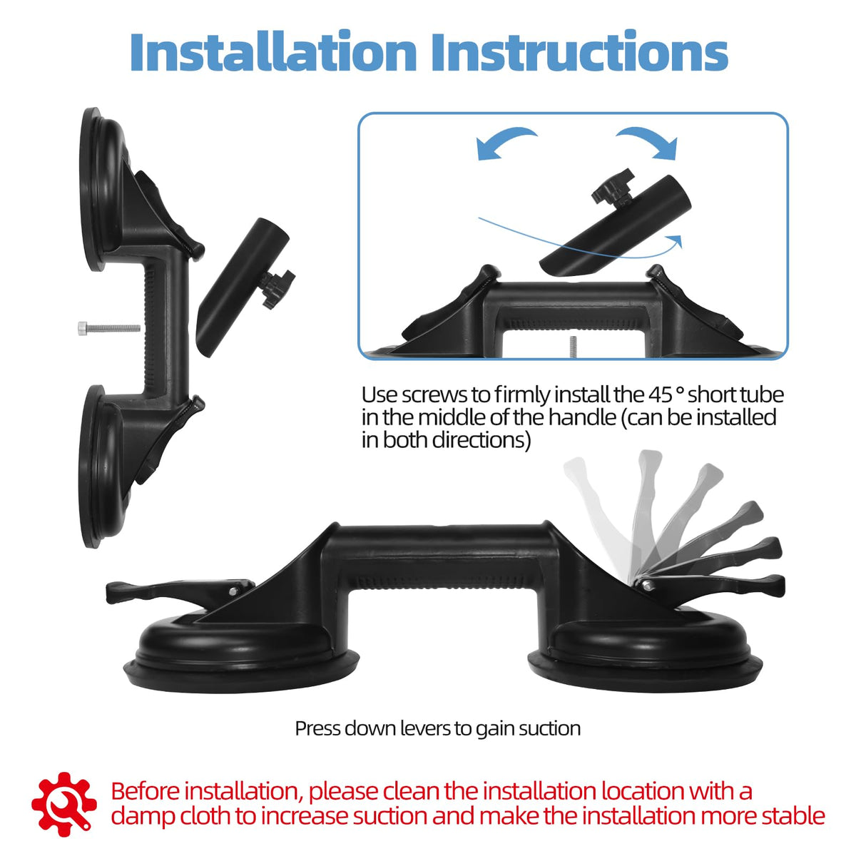 Suction Cup Flag Pole Mount D9270