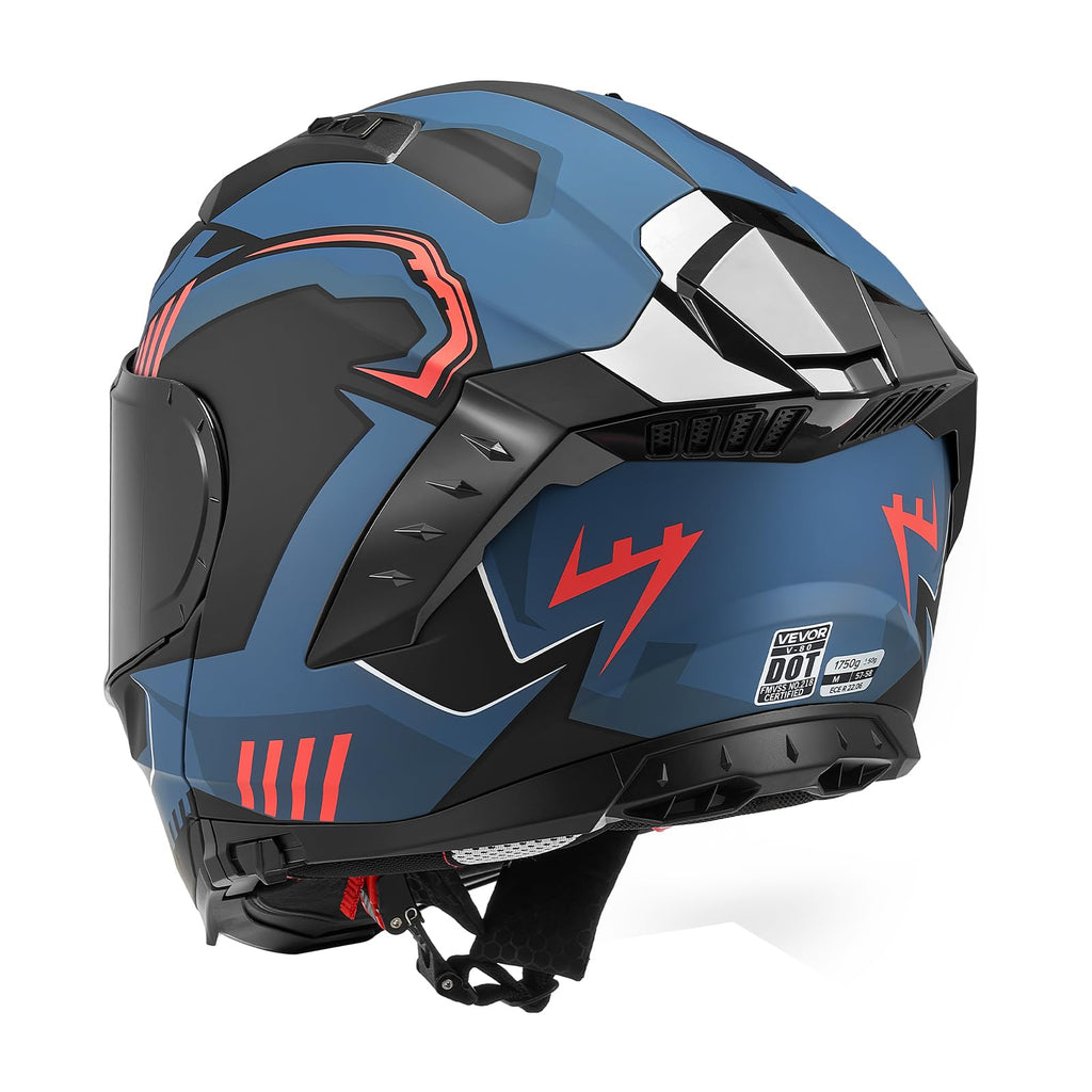 DOT Approved Adult Motocross Helmet with Clear Visor V315591