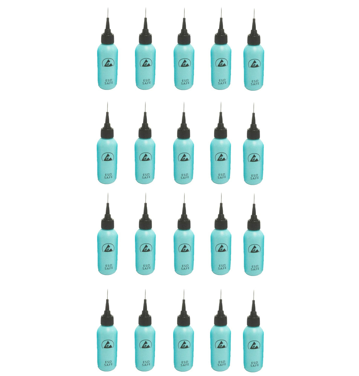60ml ESD Safe Needle Tip Bottle 2 fl. oz LDPE Blue R1330