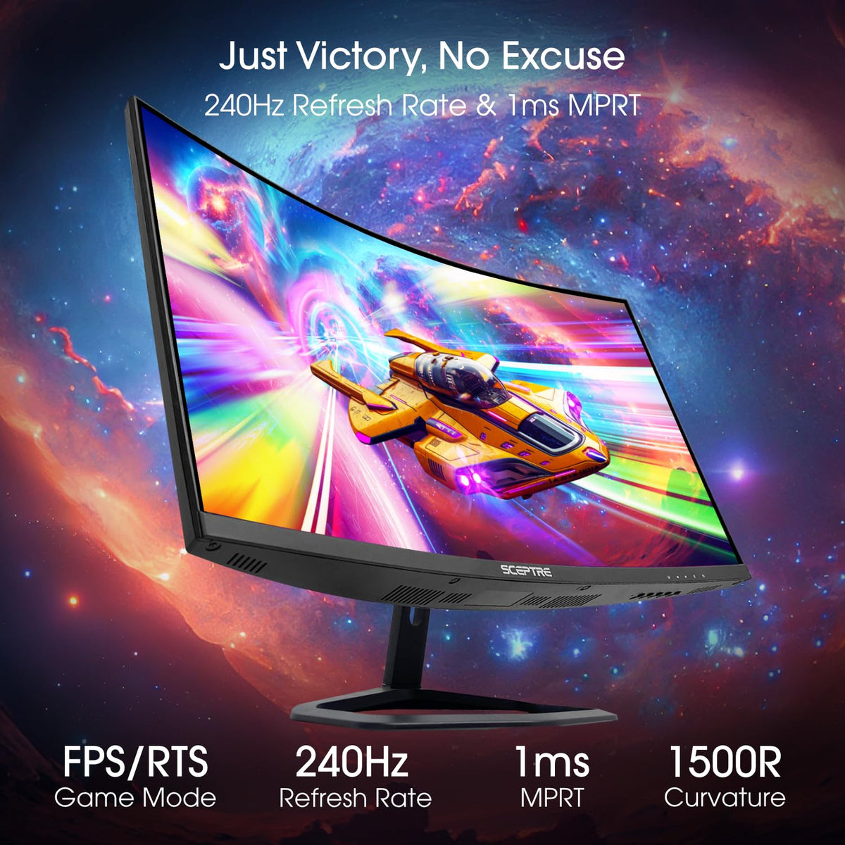 27-inch Curved Gaming Monitor 240Hz 1ms G91012