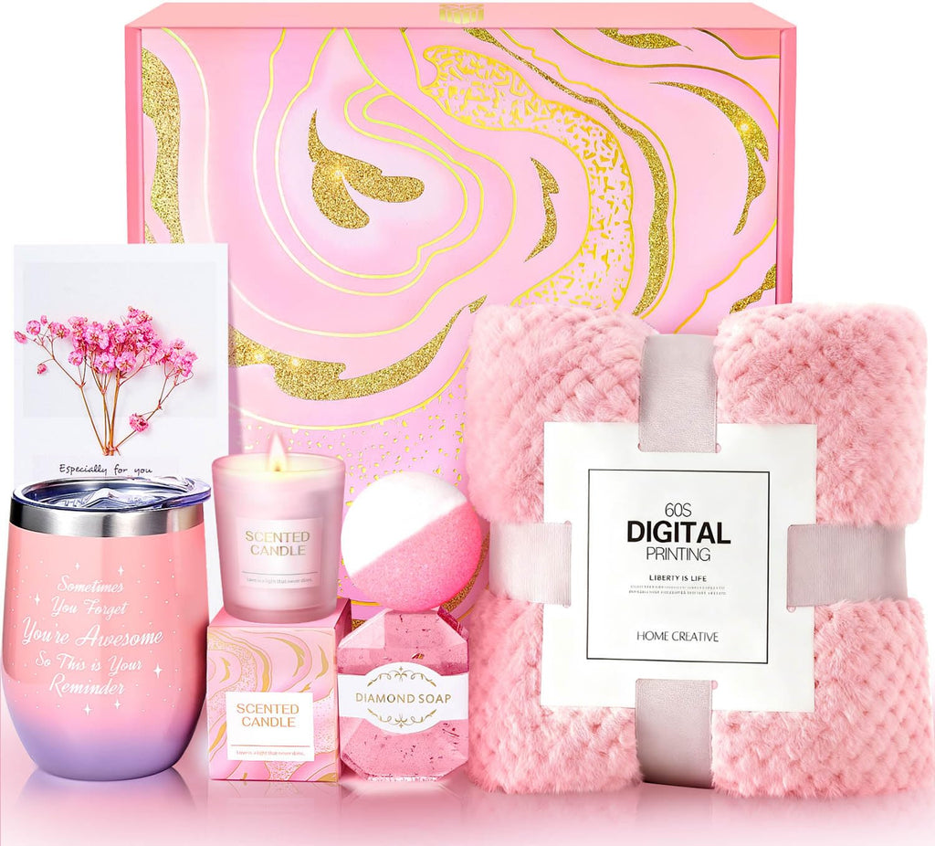 Self Care Gift Set With Blanket H1591