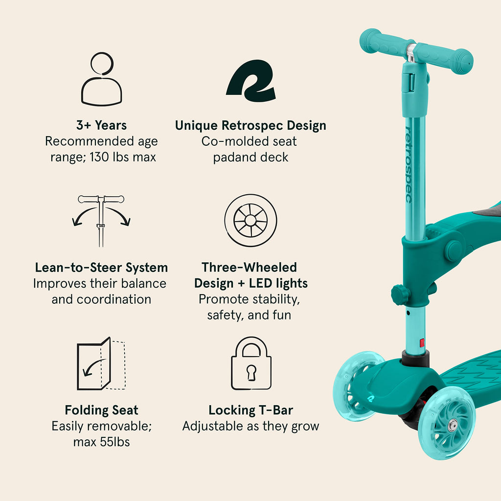 Height Adjustable 3 Wheel Kids' Kick Scooter Y111479