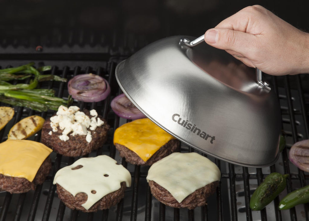 Portable Gas Grill and Stainless Steel Melting Dome X735874