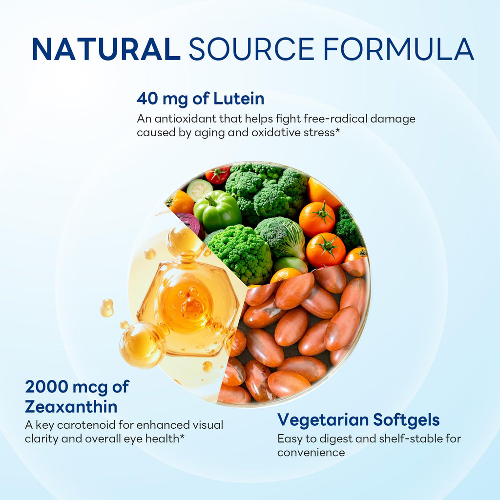 Lutein 40mg with Zeaxanthin 2mg 60 Softgels E1954