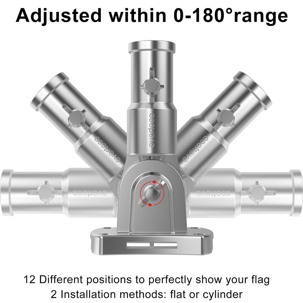 Heavy Duty Stainless Steel Flag Pole Kit B909