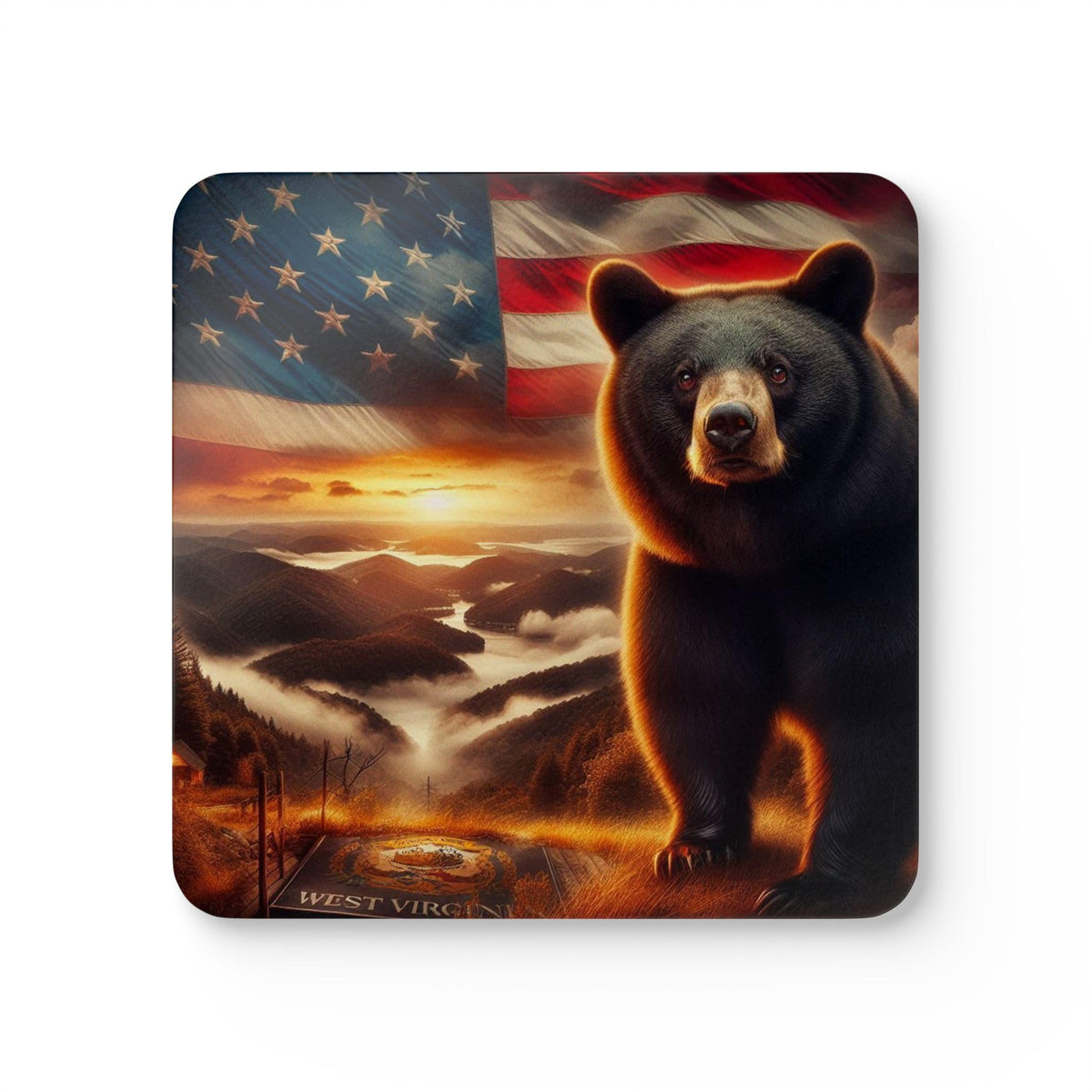 Set of 4 Glossy Coasters Y28635