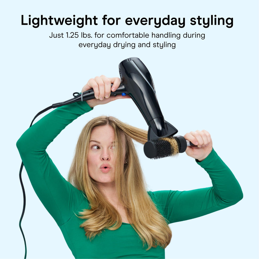 Black Ceramic Hair Dryer with Concentrator Attachment H7669