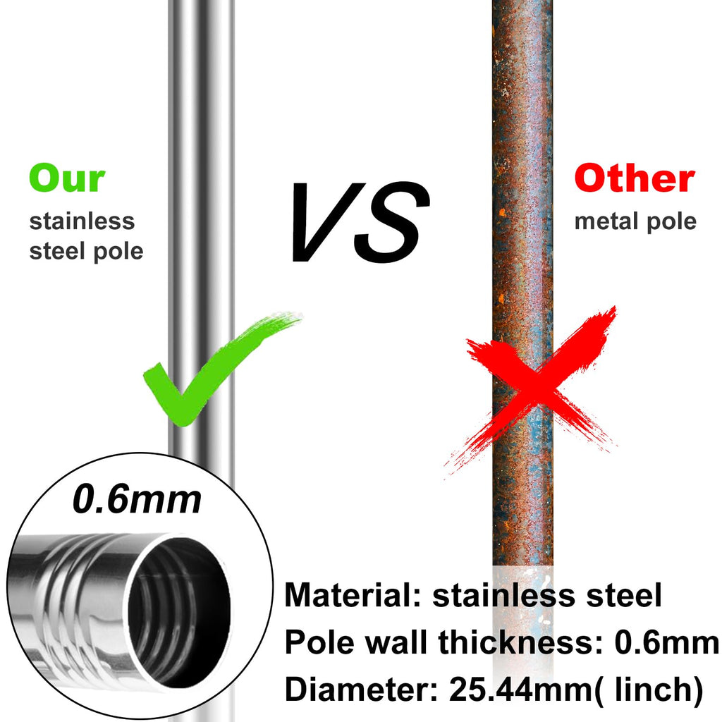 Heavy Duty Stainless Steel Flag Pole Kit B909