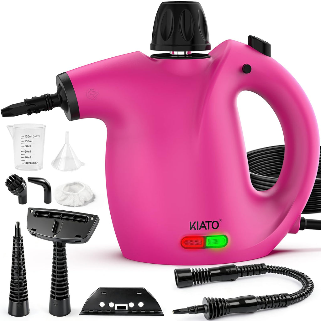 Pink Handheld Steam Cleaner U5371